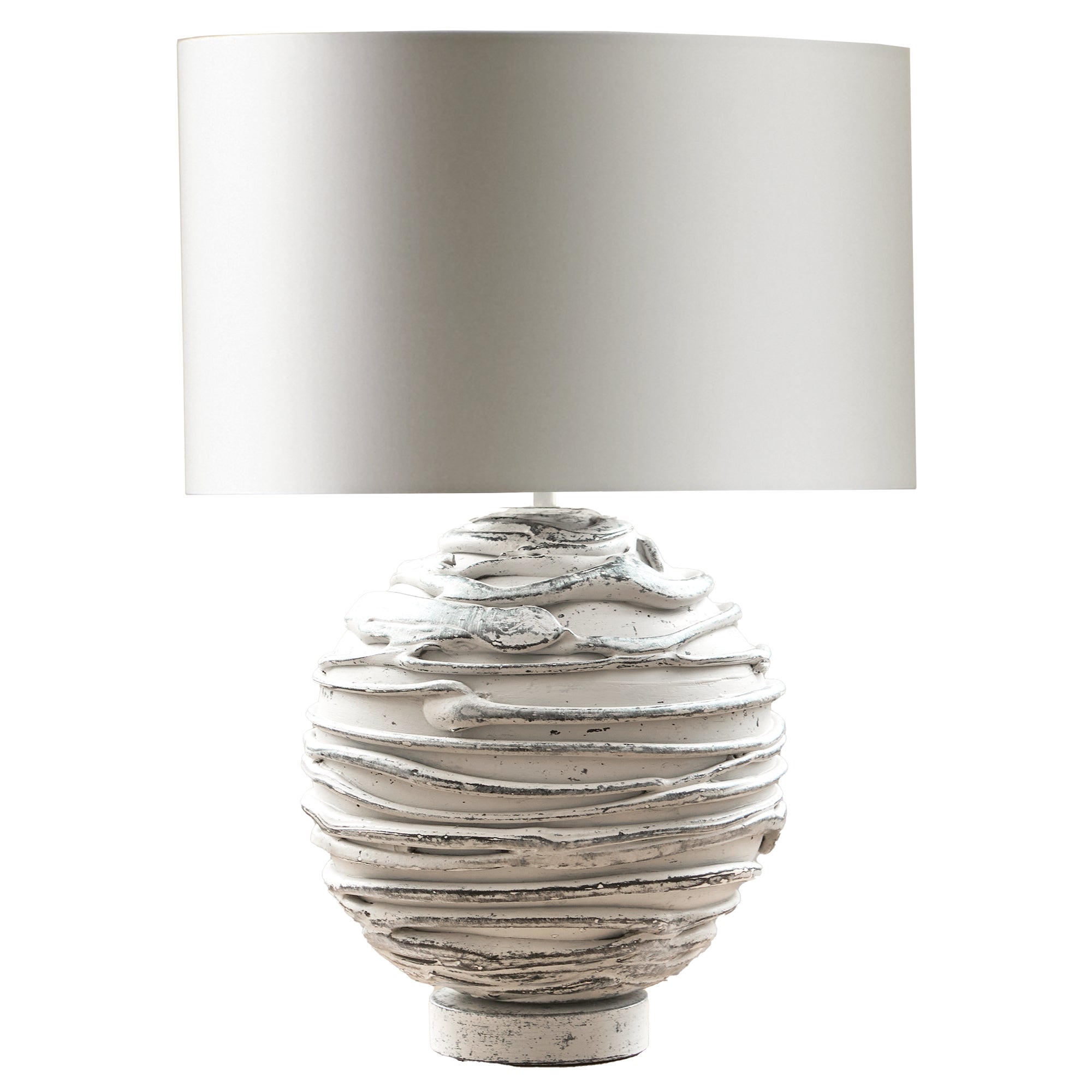 William Yeoward Harrington Table Lamp in Mushroom Risotto luxury table lamp - EB London product image 1