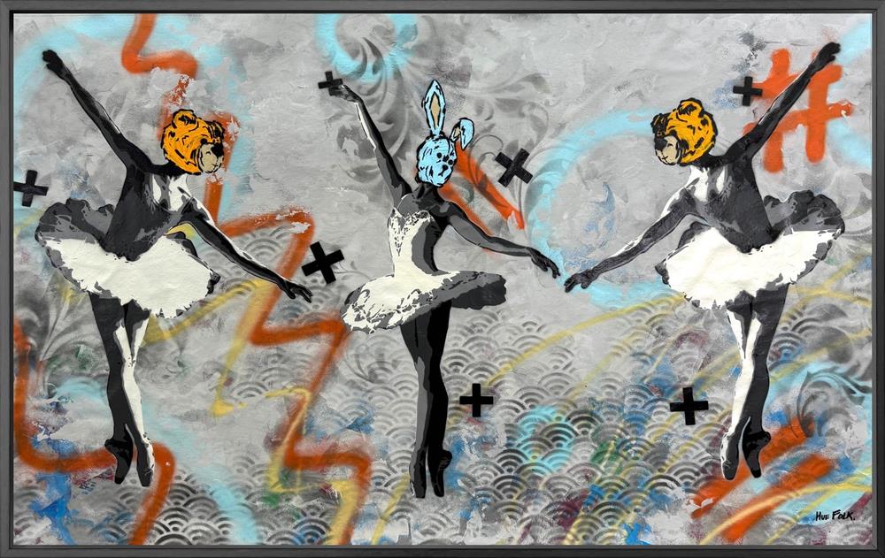 Hue Folk | Corps De Ballet I | Original British Art - EB London