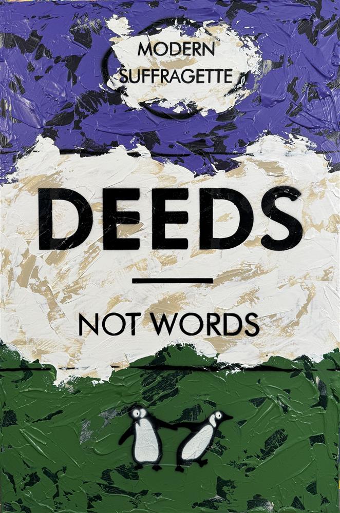 Hue Folk | Deeds... Not Words | Original British Art - EB London