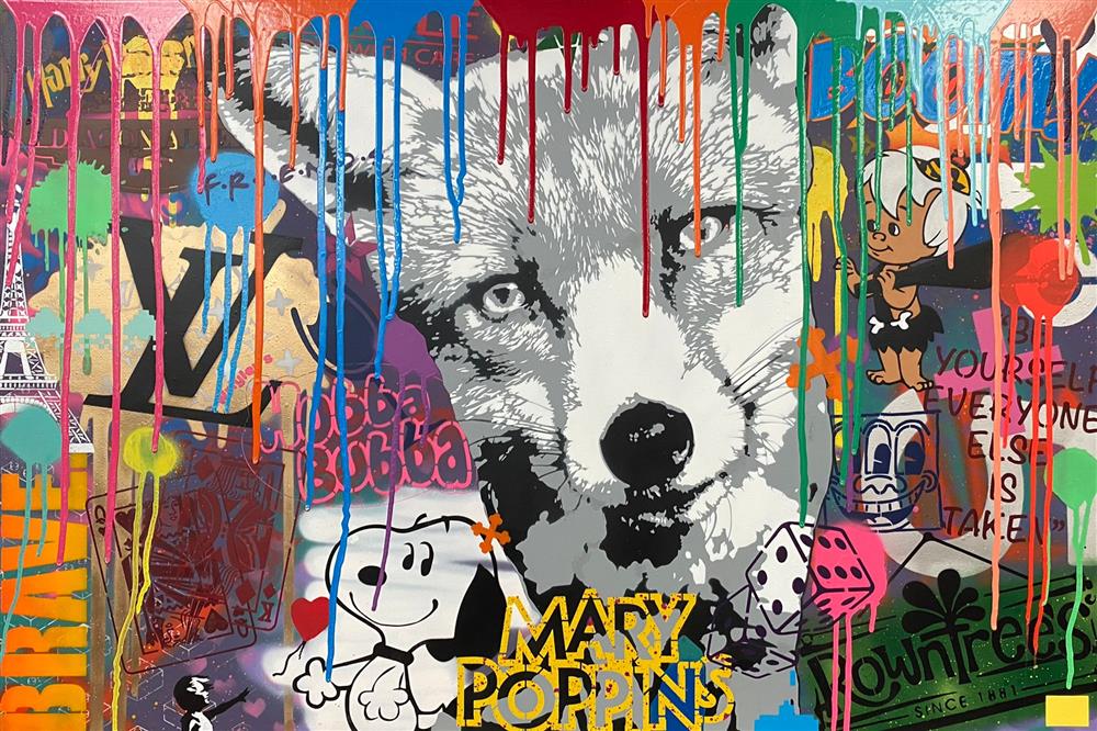 Hue Folk | Foxy | Original British Art - EB London