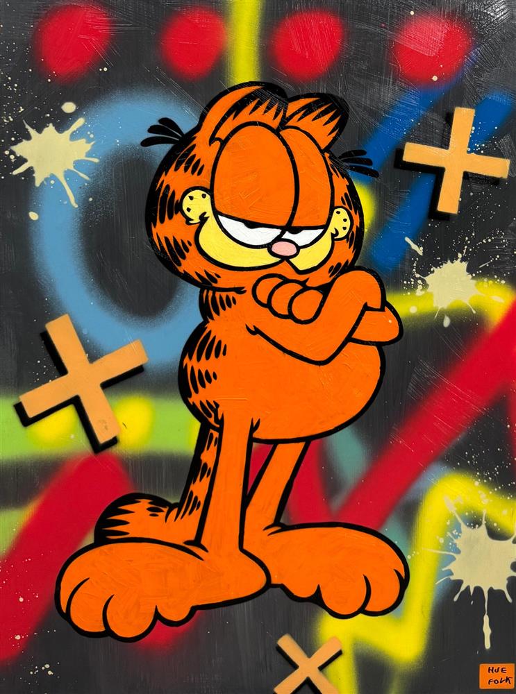 Hue Folk | Garfield | Original British Art - EB London
