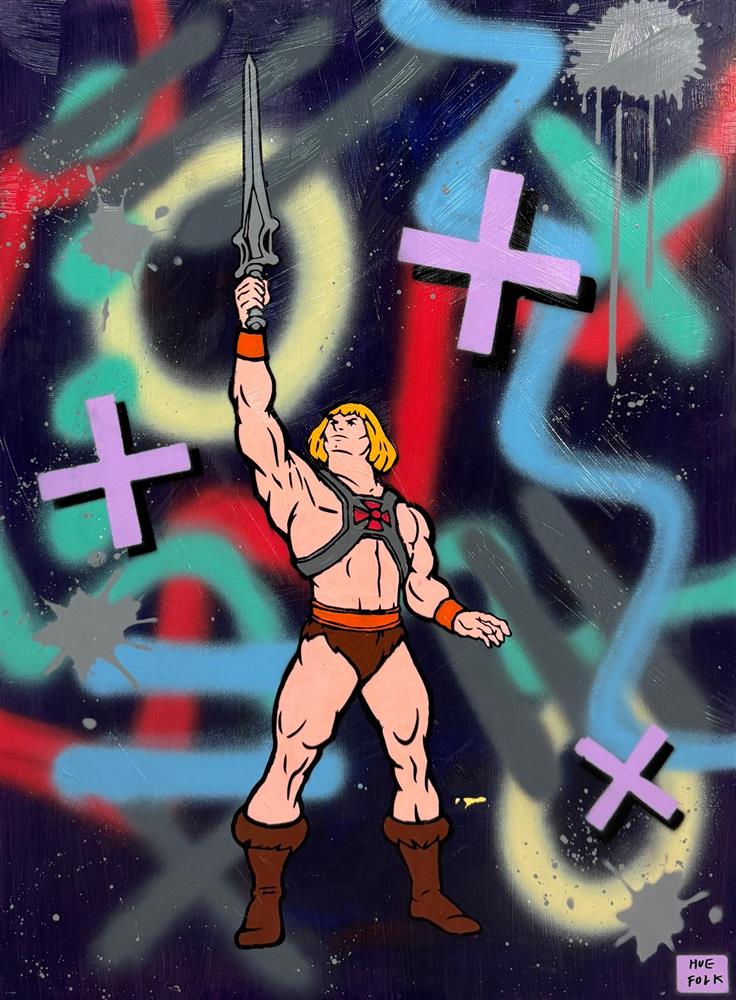 Hue Folk | He-Man | Original British Art - EB London