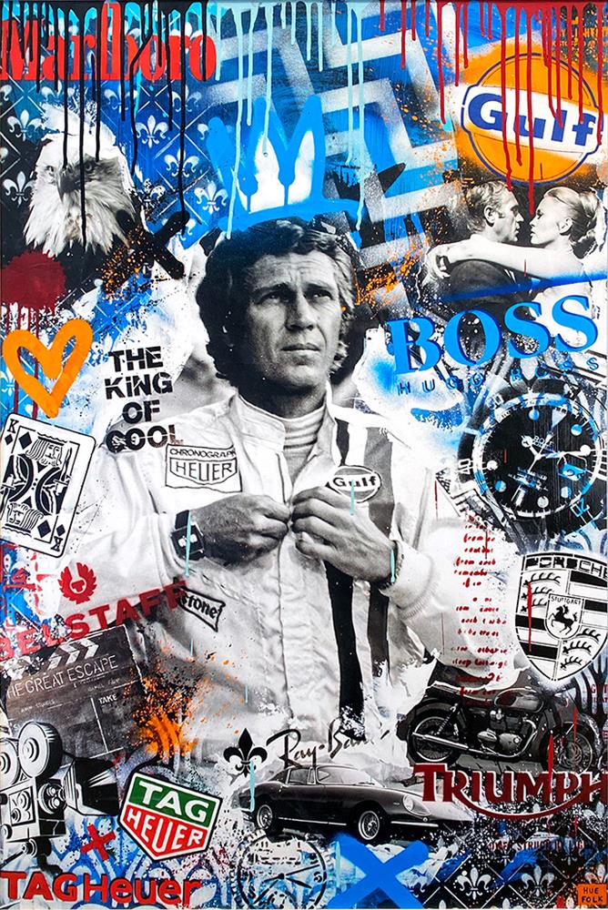 Hue Folk | Hollywood Hero | Original British Art - EB London