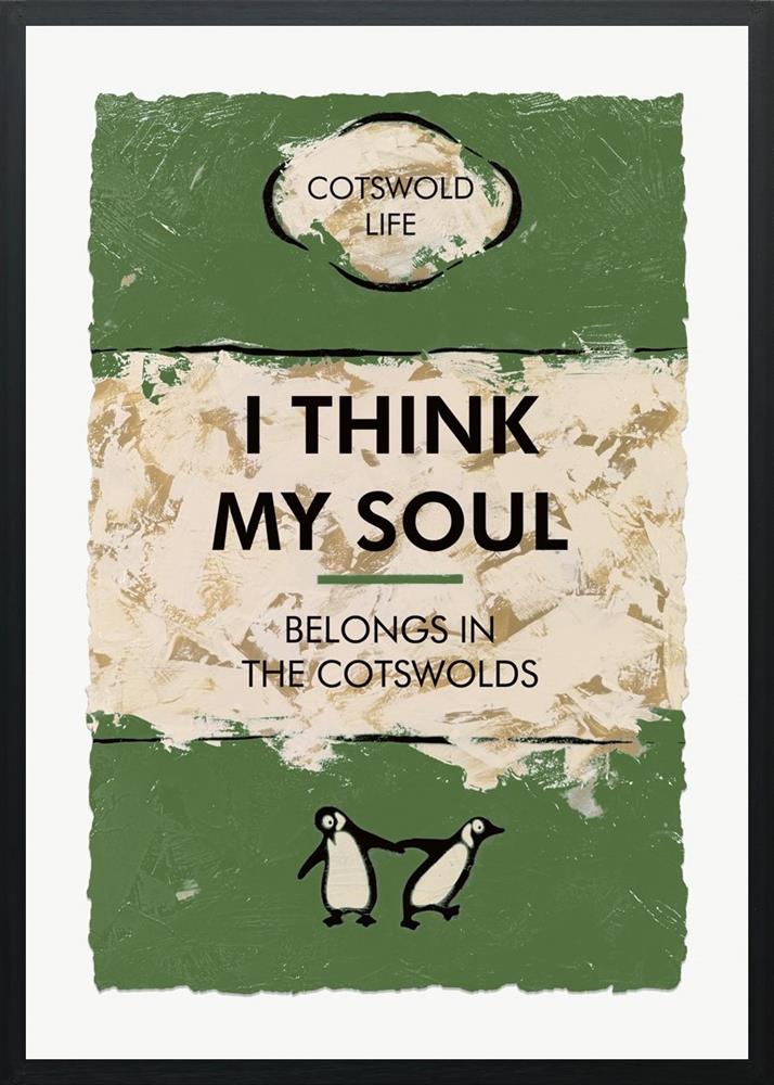 Hue Folk | I Think My Soul - Paper Deluxe | Original British Art - EB London