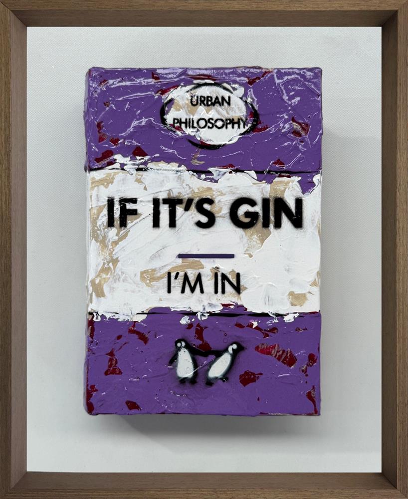 Hue Folk | If Its Gin - Mini Storybook | Original British Art - EB London