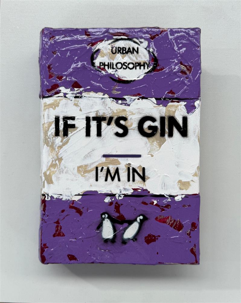 Hue Folk | If Its Gin - Mini Storybook | Original British Art - EB London