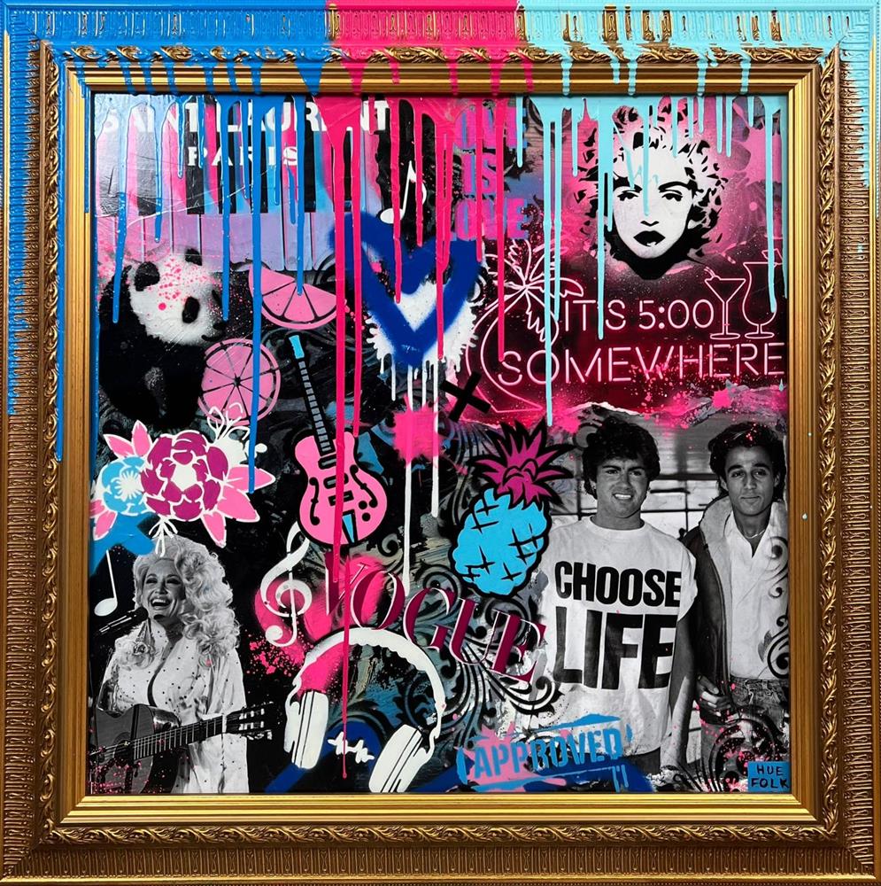 Hue Folk | It's 5 O'Clock Somewhere | Original British Art - EB London
