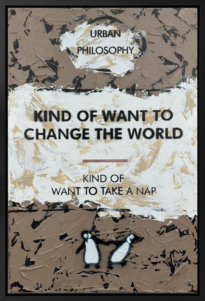 Hue Folk | Kind Of Want To Change The World | Original British Art - EB London