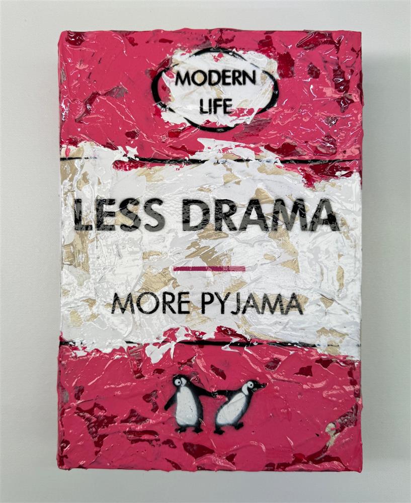 Hue Folk | Less Drama - Storybook | Original British Art - EB London