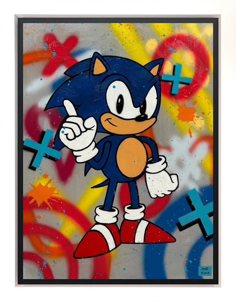 Hue Folk | Sonic | Original British Art - EB London