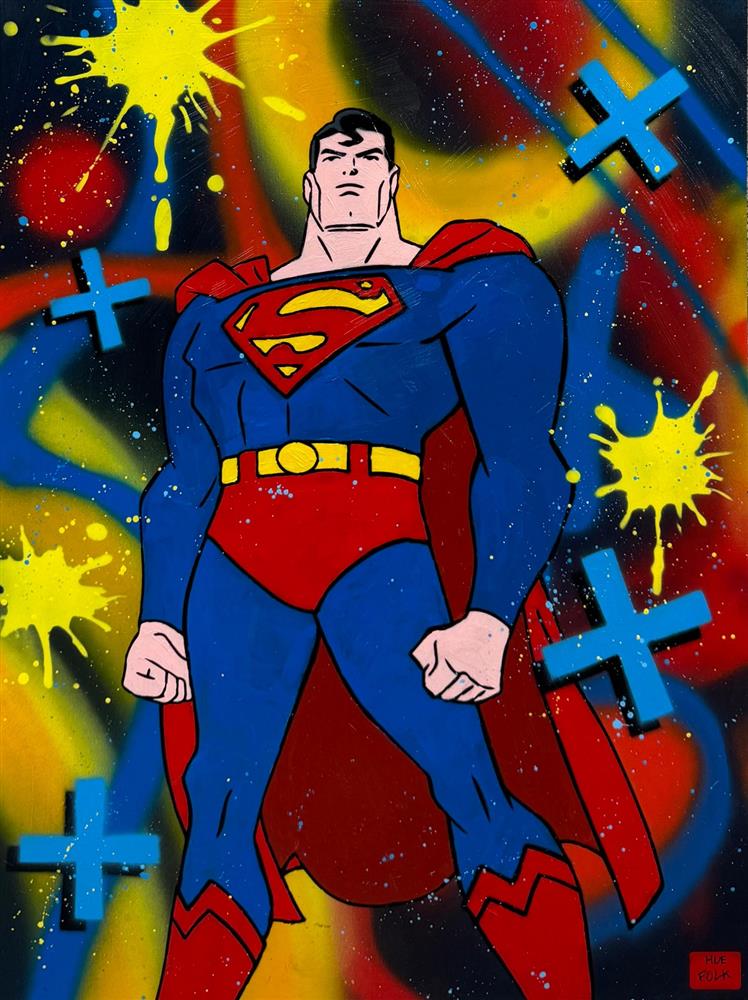 Hue Folk | Superman | Original British Art - EB London