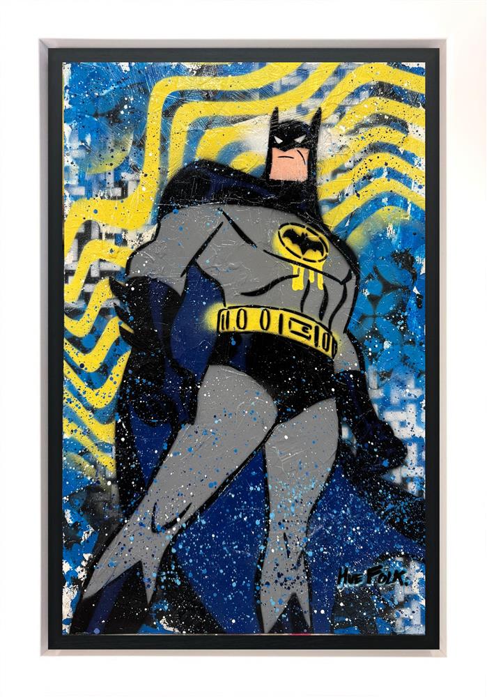 Hue Folk | The Caped Crusader | Original British Art - EB London