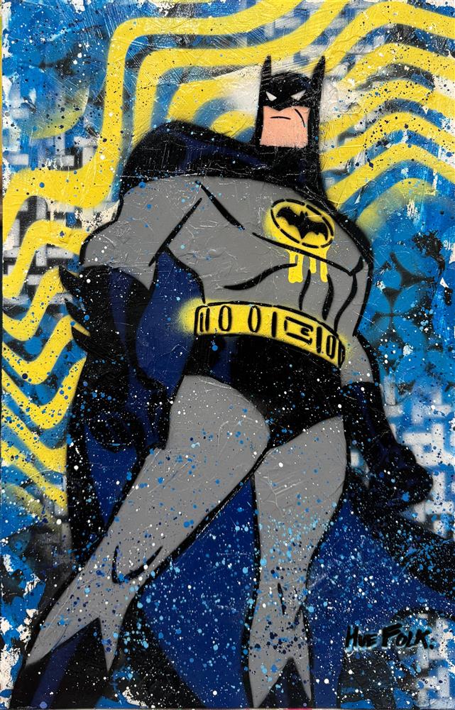Hue Folk | The Caped Crusader | Original British Art - EB London