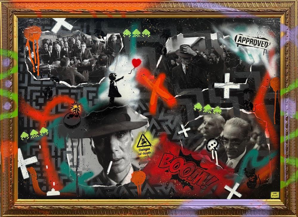 Hue Folk | The Mind Of Oppenheimer | Original British Art - EB London
