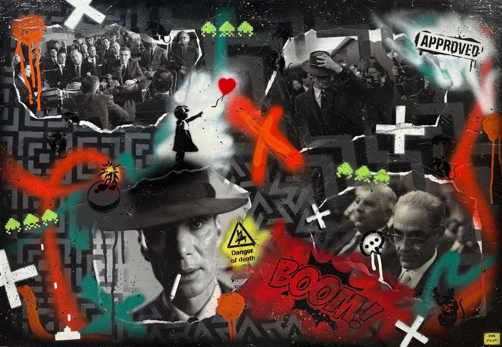 Hue Folk | The Mind Of Oppenheimer | Original British Art - EB London
