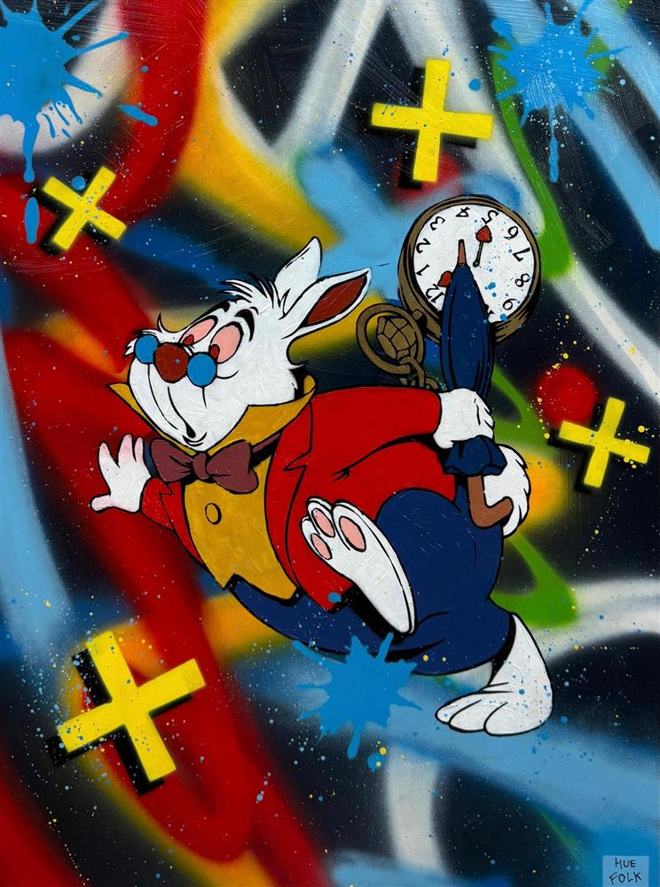 Hue Folk | The White Rabbit | Original British Art - EB London