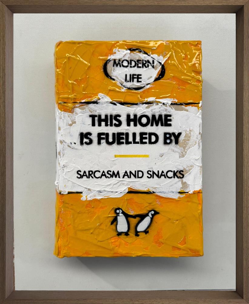 Hue Folk | This Home is Fuelled By - Mini Storybook | Original British Art - EB London