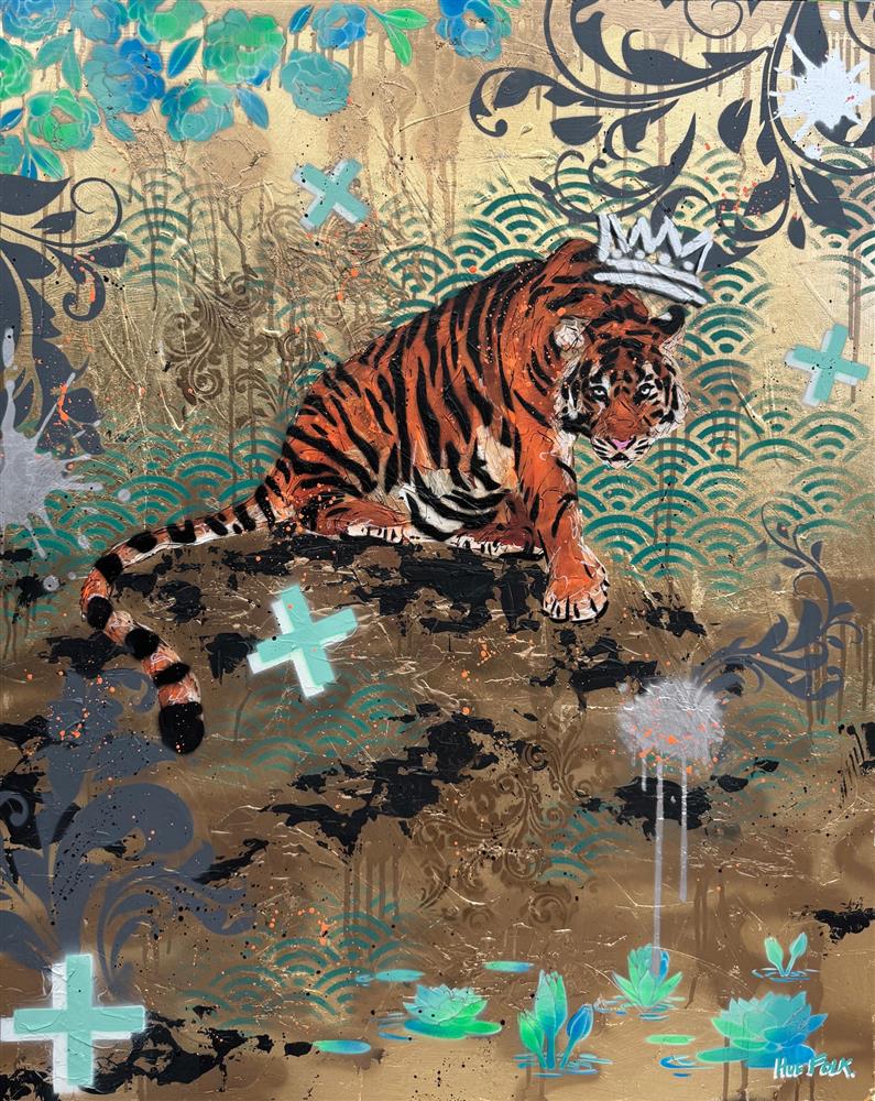 Hue Folk | Urban Stripes III | Original British Art - EB London