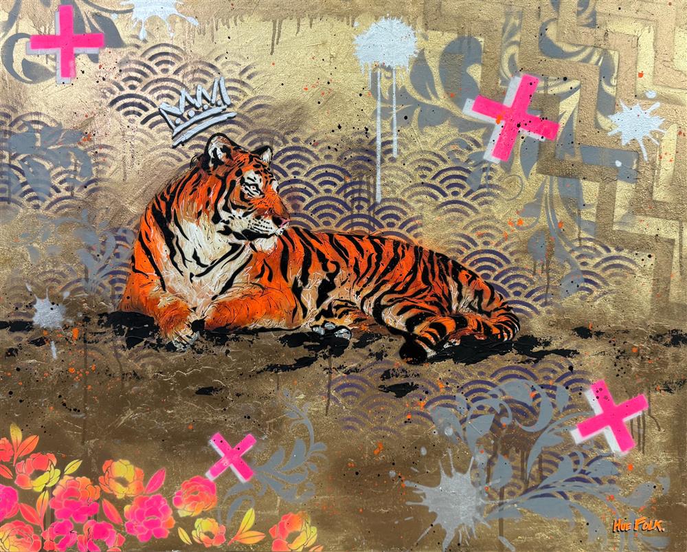 Hue Folk | Urban Stripes IV | Original British Art - EB London