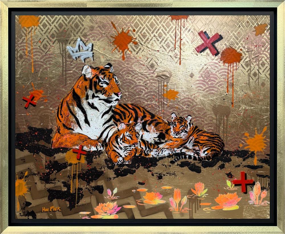 Hue Folk | Urban Stripes V | Original British Art - EB London