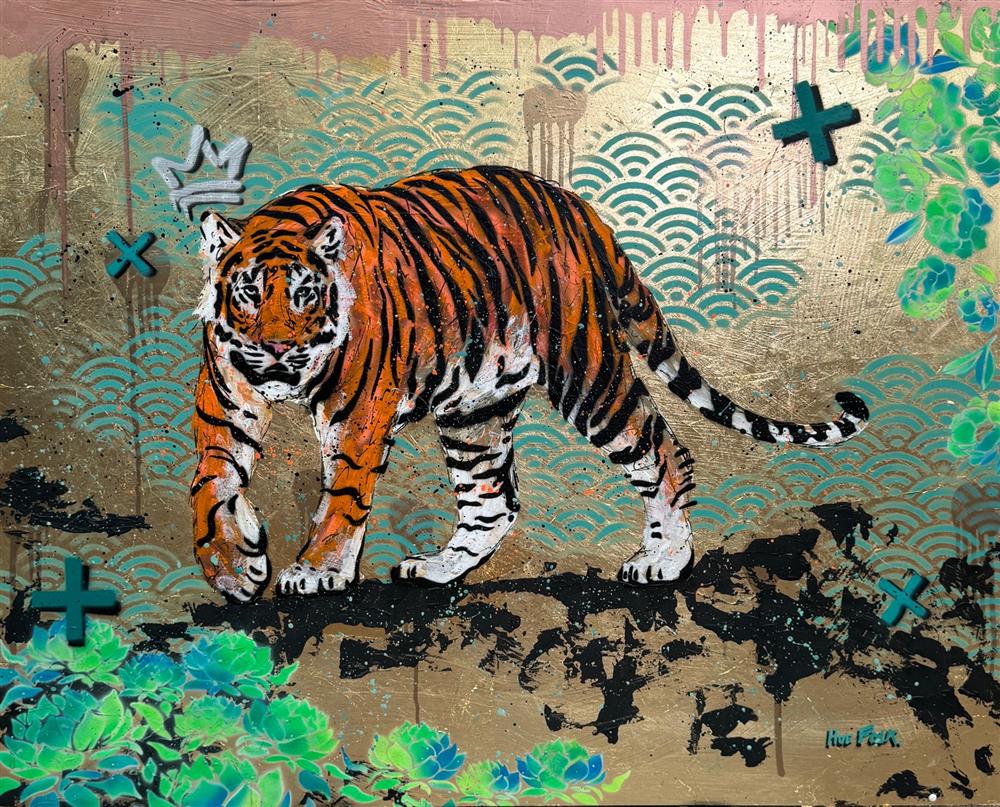 Hue Folk | Urban Stripes VI | Original British Art - EB London