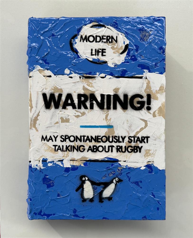 Hue Folk | Warning - Storybook | Original British Art - EB London