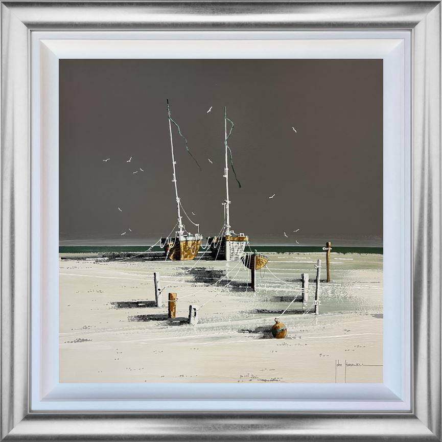 John Horsewell | Boats Amidst Bliss | Original British Art - EB London