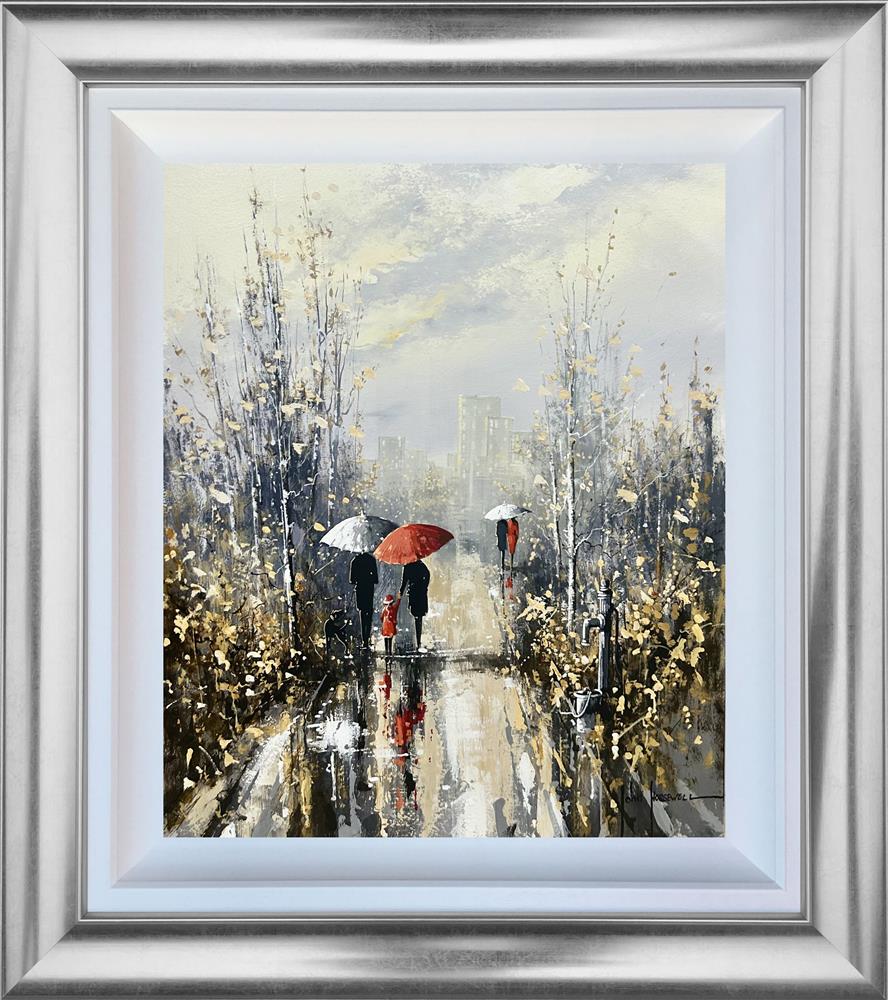 John Horsewell | Echoes on Wet Pavement | Original British Art - EB London