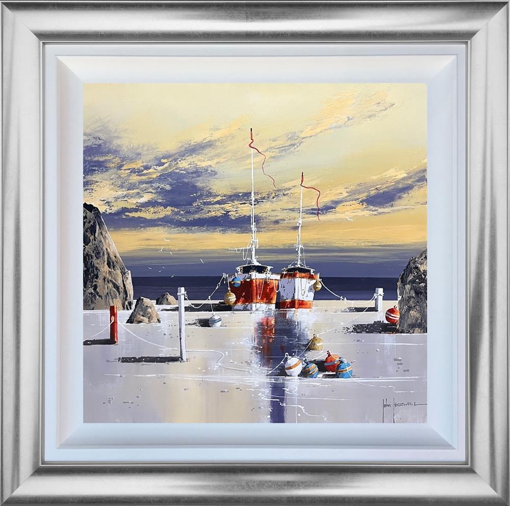 John Horsewell | Harbour At First Light | Original British Art - EB London