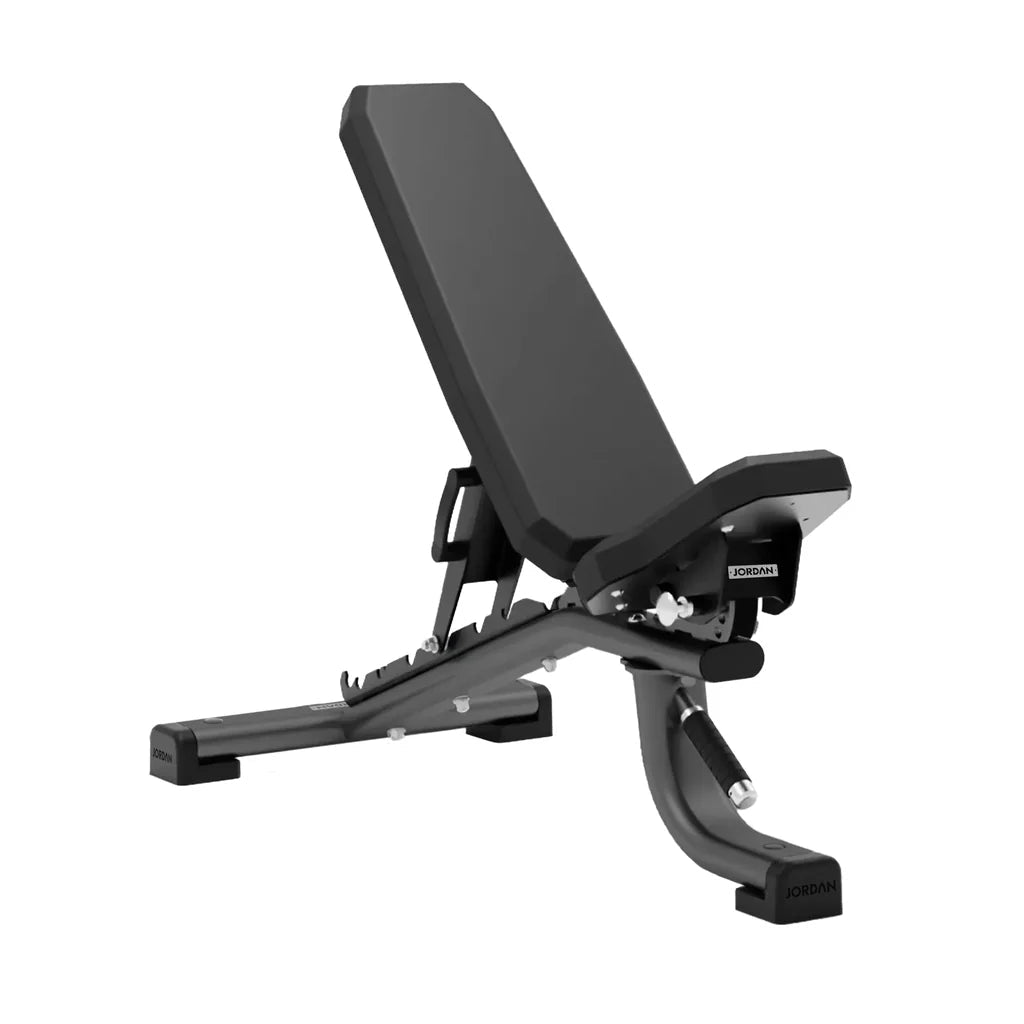 Jordan Grey Adjustable Weight Bench - EB London