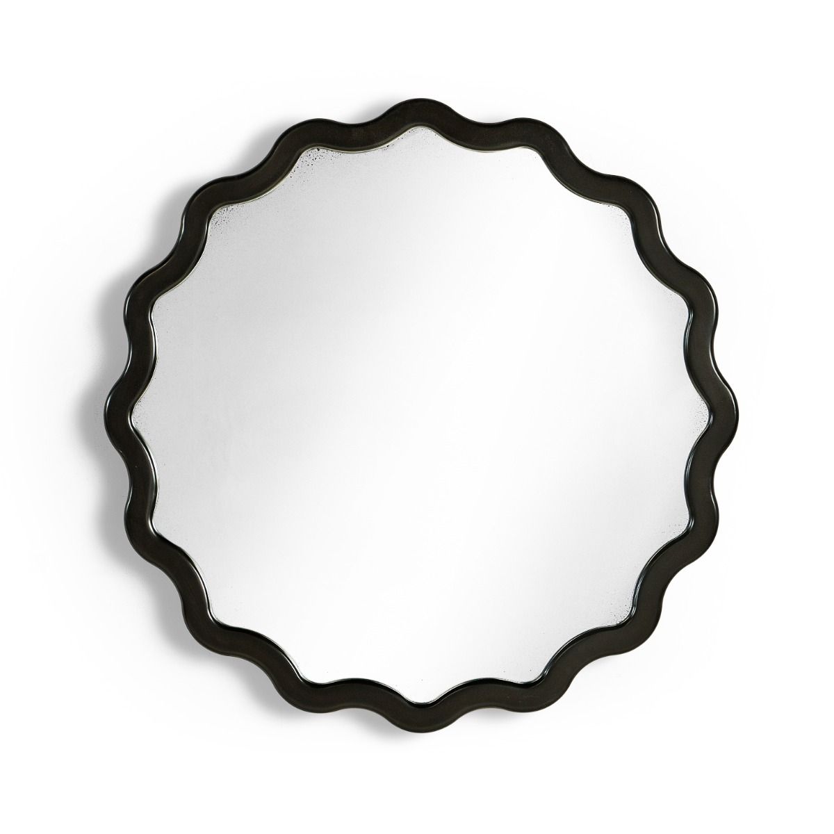 William Yeoward Keste Round Mirror in Faux Bronze luxury mirror - EB London product image 1