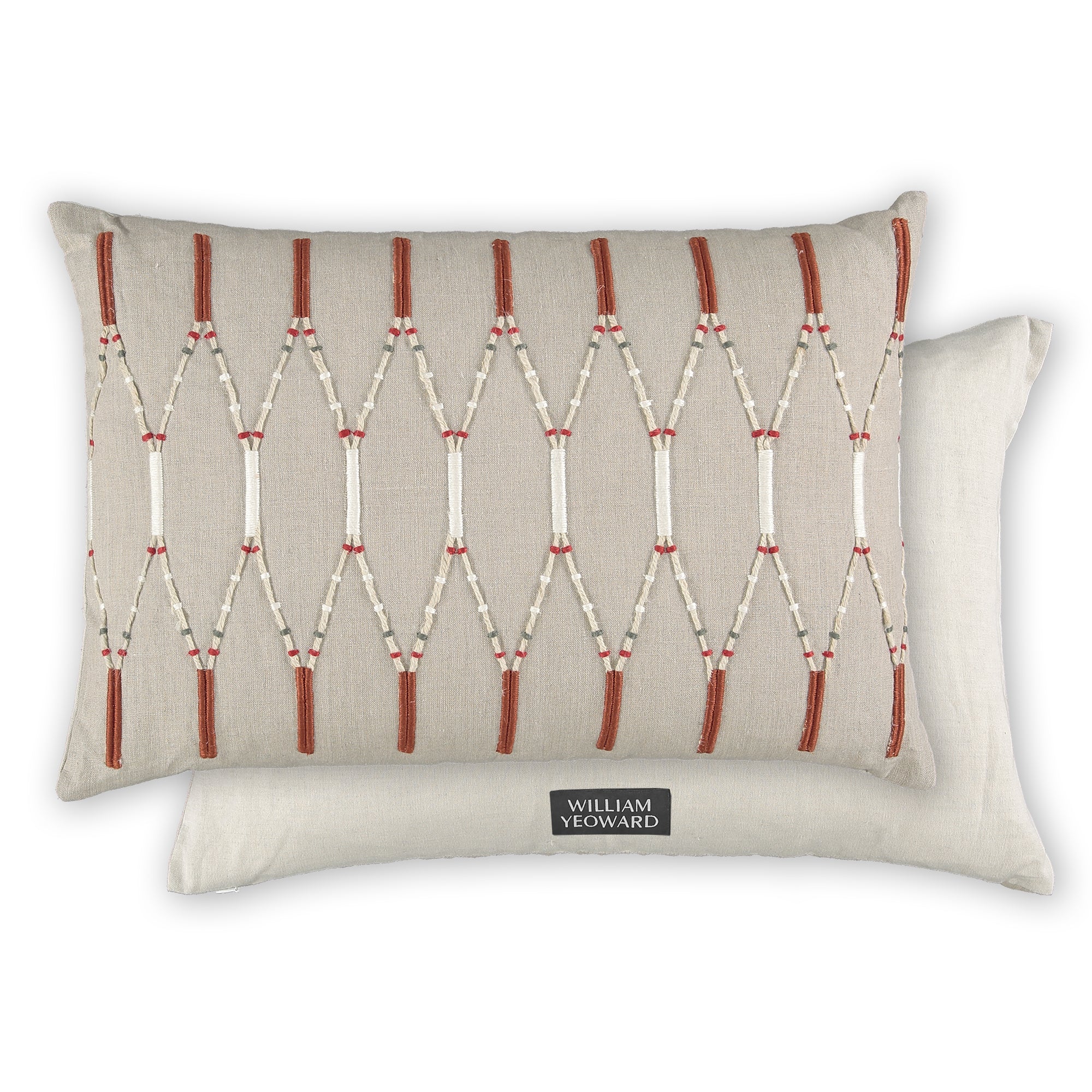 William Yeoward Lima- Sienna 60x40cm Cushion luxury cushion - EB London product image 1