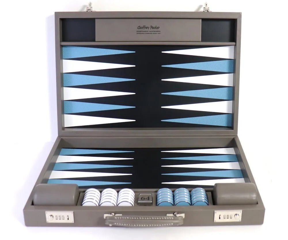 Limited Edition Bridle Hide Backgammon – Geoffrey Parker - EB London