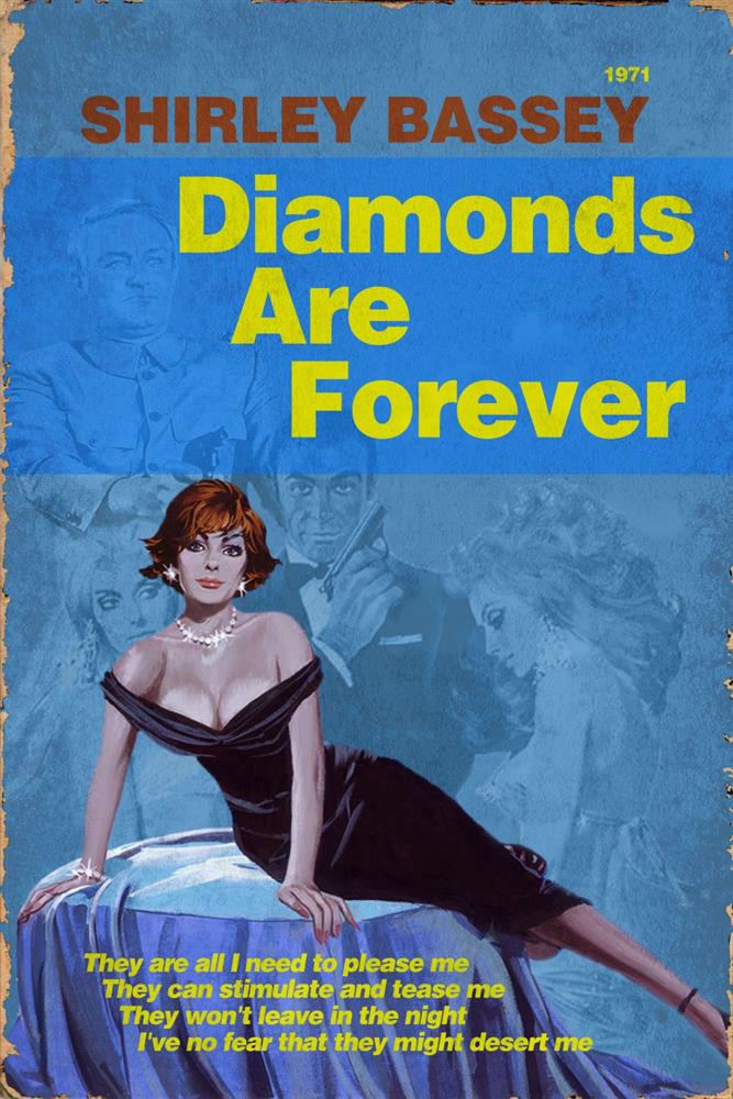 Linda Charles | 1971 - Diamonds Are Forever | Limited Edition British Art - EB London