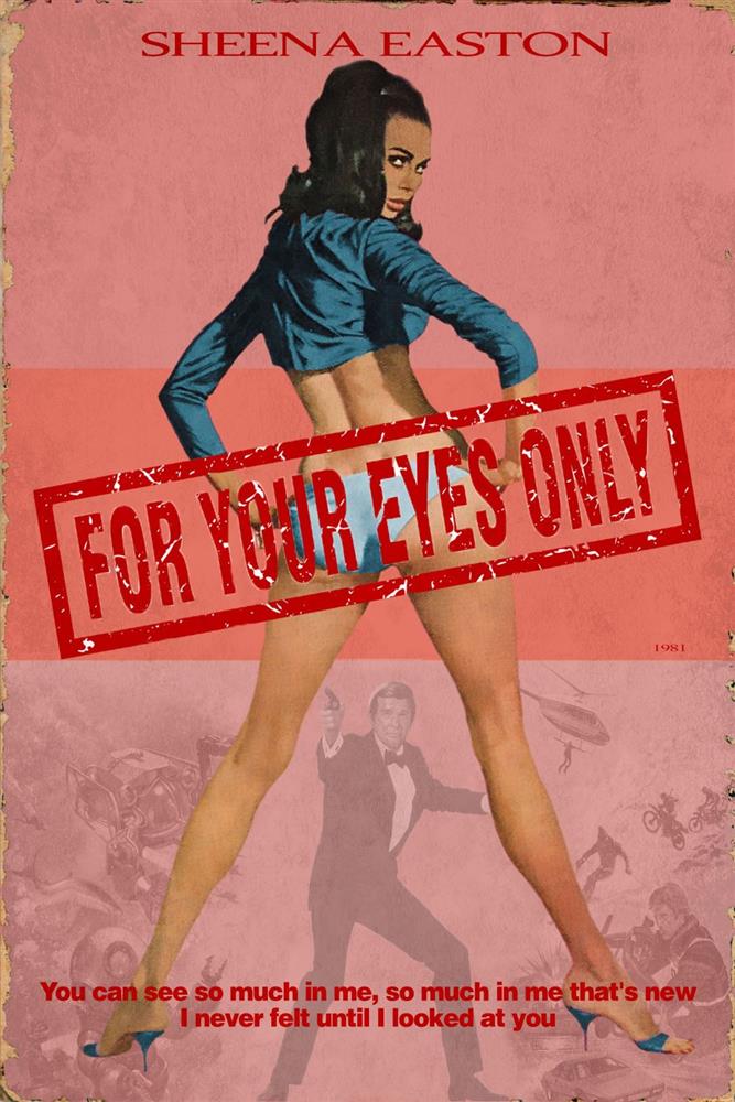 Linda Charles | 1981 - For Your Eyes Only | Limited Edition British Art - EB London