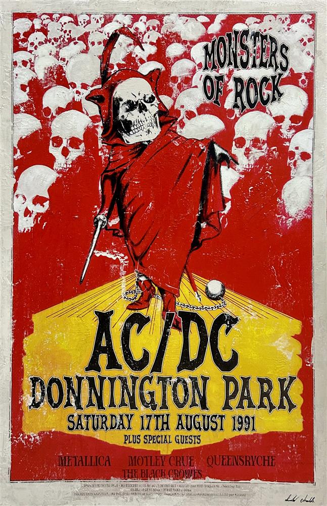 Linda Charles | AC/DC – Donington Park, August 1991 | Original British Art - EB London