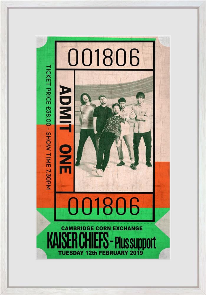 Linda Charles | Admit One - Kaiser Chiefs | Limited Edition British Art - EB London
