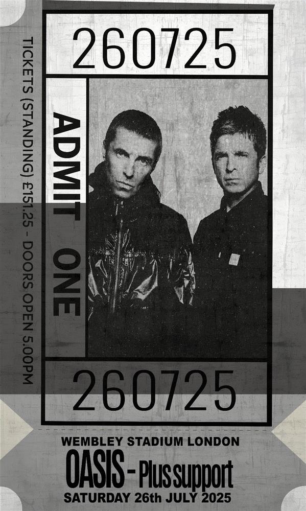 Linda Charles | Admit One - Oasis | Limited Edition British Art - EB London