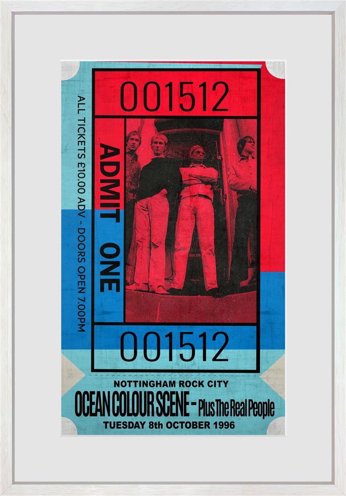 Linda Charles | Admit One - Ocean Colour Scene | Limited Edition British Art - EB London