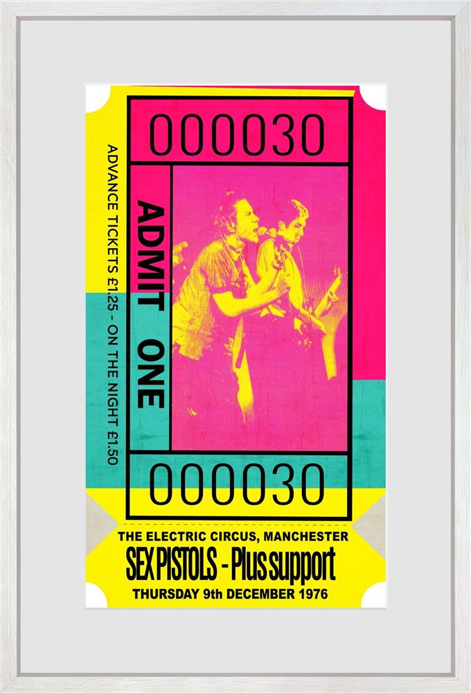 Linda Charles | Admit One - Sex Pistols | Limited Edition British Art - EB London