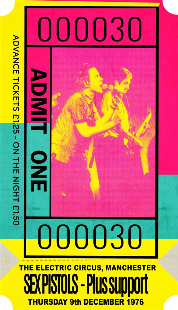 Linda Charles | Admit One - Sex Pistols | Limited Edition British Art - EB London