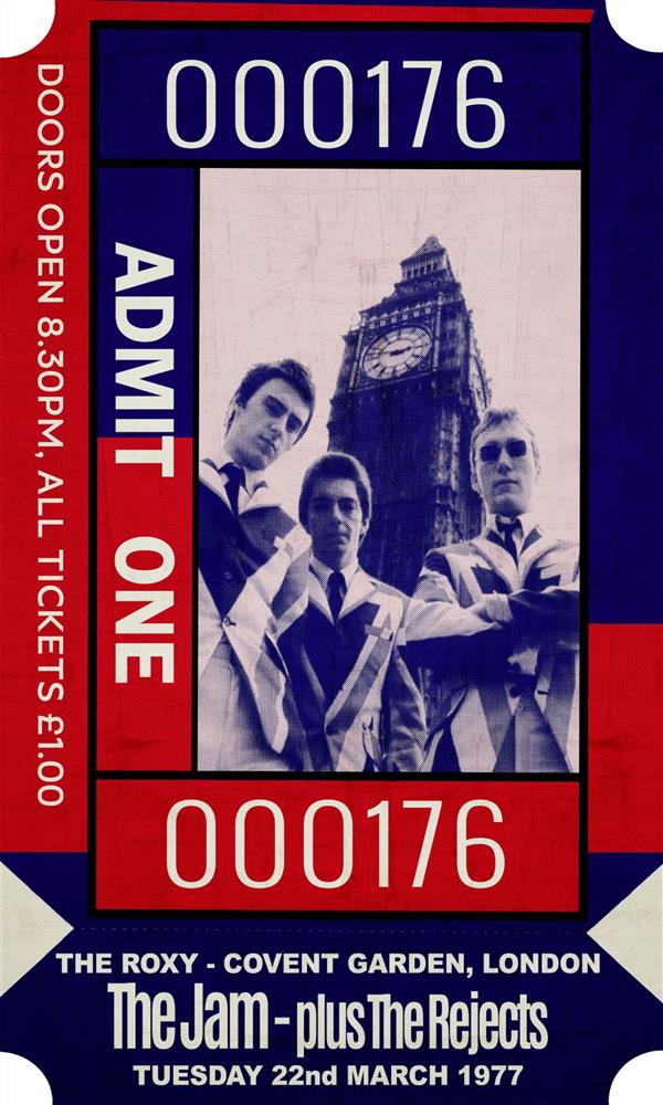 Linda Charles | Admit One - The Jam | Limited Edition British Art - EB London