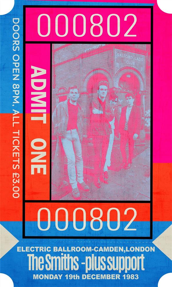 Linda Charles | Admit One - The Smiths | Limited Edition British Art - EB London