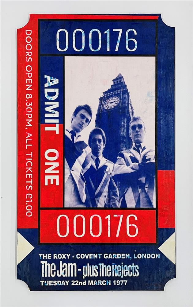 Linda Charles | Admit One Ticket - 0176 | Original British Art - EB London