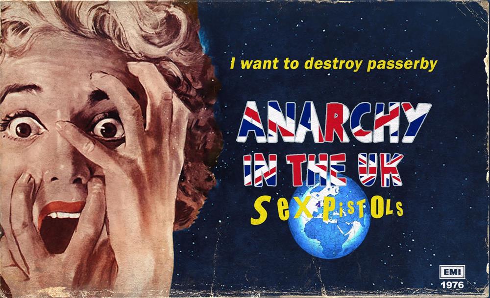 Linda Charles | Anarchy In The UK | Original British Art - EB London