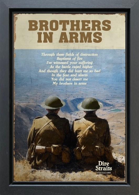 Linda Charles | Brothers In Arms | Original British Art - EB London