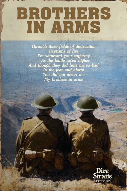 Linda Charles | Brothers In Arms | Original British Art - EB London