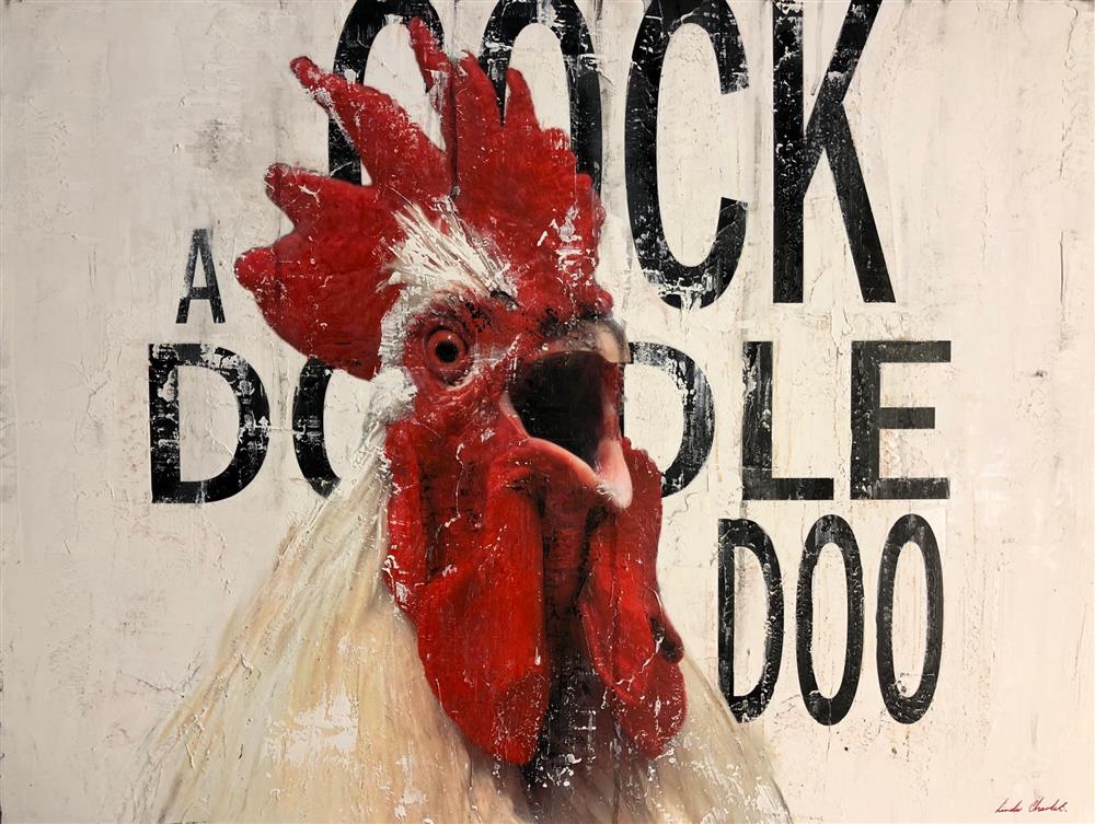 Linda Charles | Cock-a-Doodle-Doo 2 | Original British Art - EB London