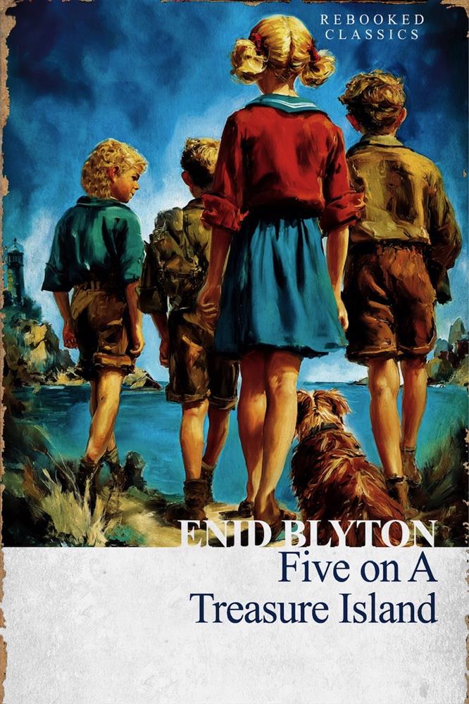Linda Charles | Five On A Treasure Island - Rebooked | Original British Art - EB London