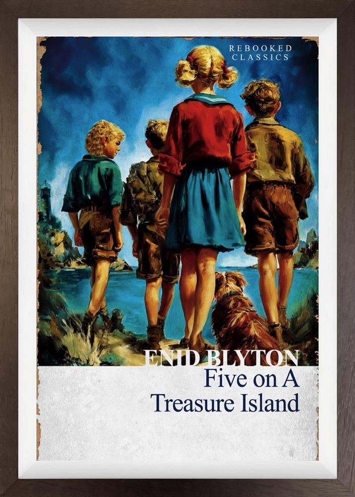 Linda Charles | Five On A Treasure Island - Rebooked | Original British Art - EB London